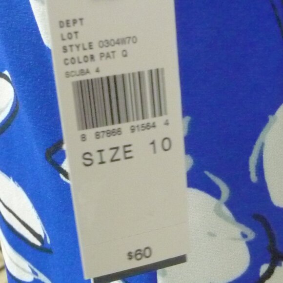 ALYX SHEATH DRESS FLORAL SIZE 10 - Picture 6 of 10